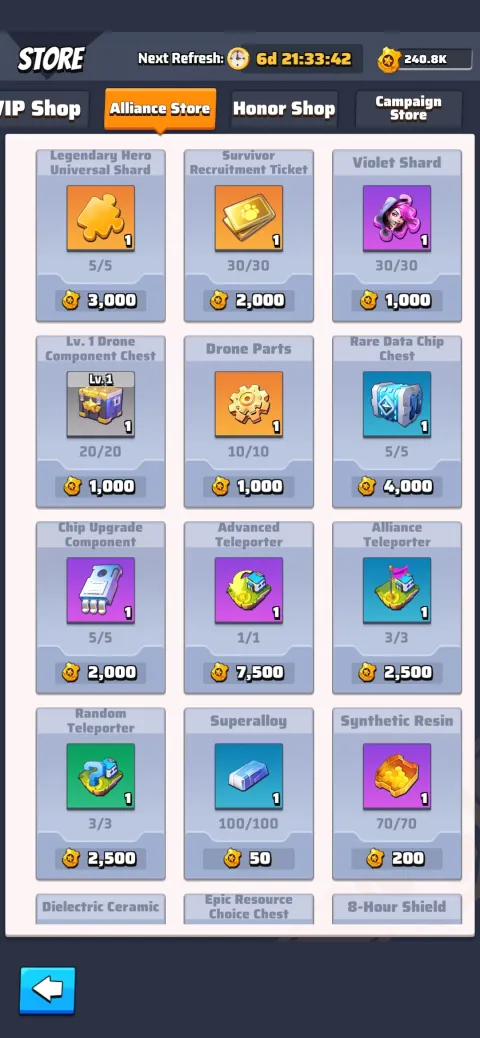 Alliance Store Epic Data Chip Chest