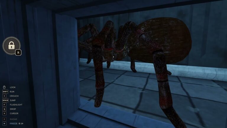 HUNTRESS Full Walkthrough picking up dynamite from an upstairs wardrobe