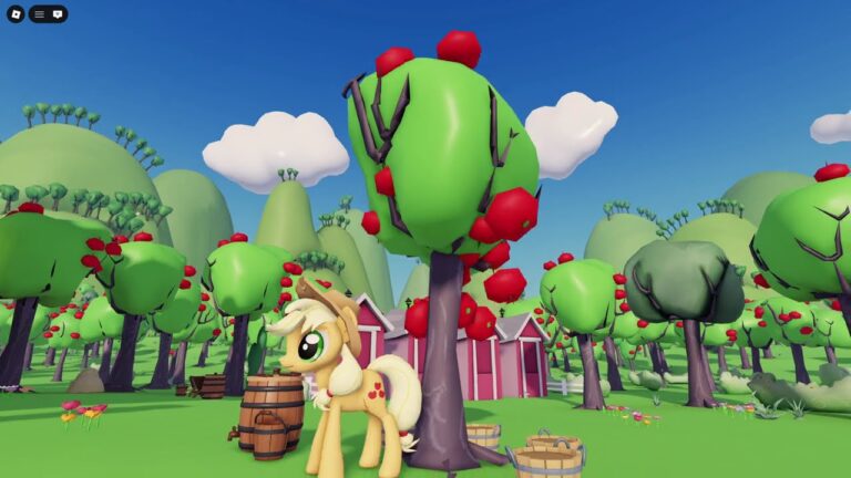 Roblox Pinkie Promise Chapter 1 sliding under a log during the chase