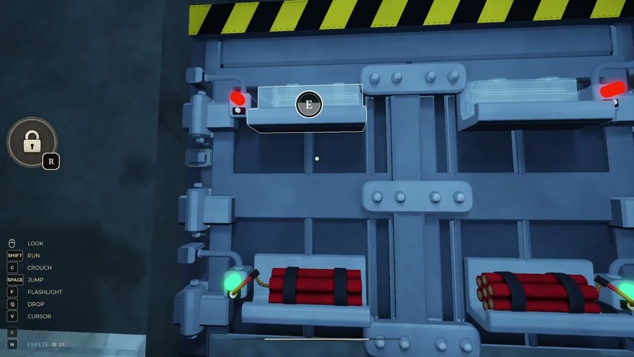 HUNTRESS Full Walkthrough activating the detonator firing panel with the entered code